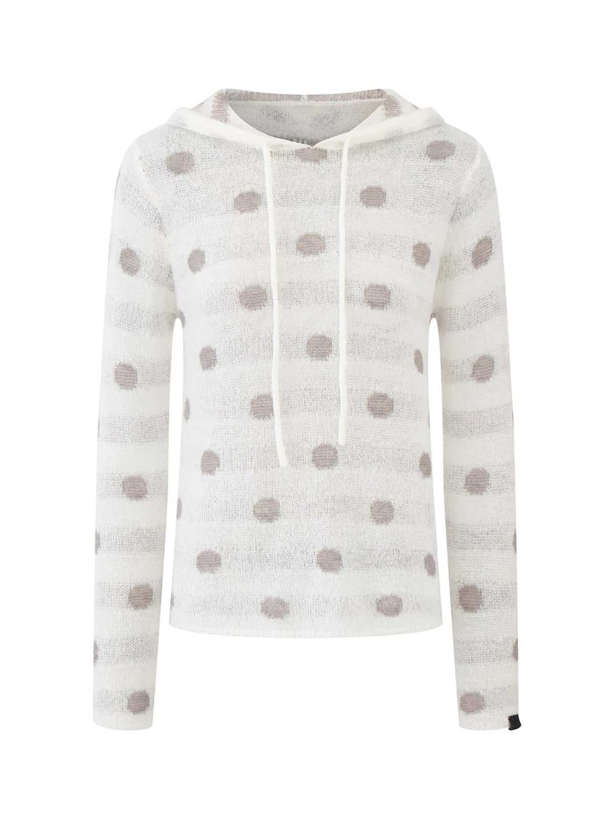 Polka Dot Mohair Hoodies