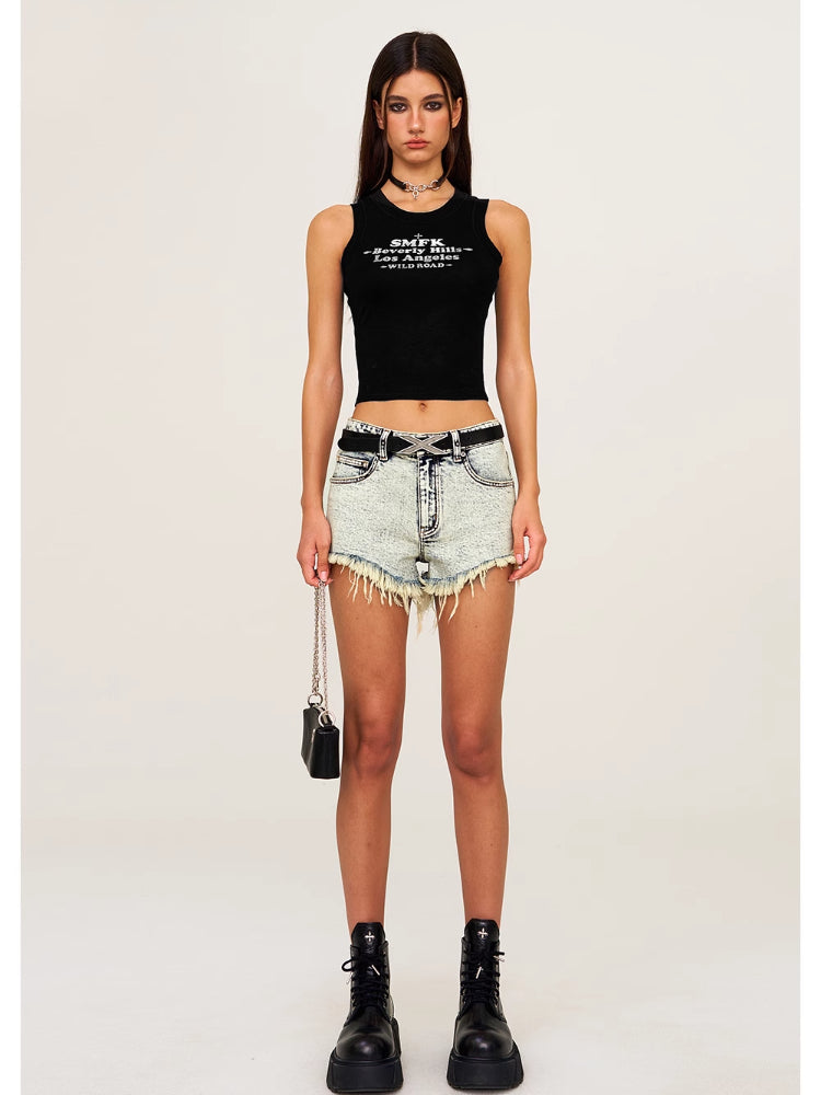 Cross Classic Dance Troupe Denim Shorts