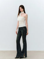 Scarf Mesh Bandeau Top