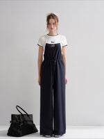 Drawstring Wide-Leg Jumpsuit