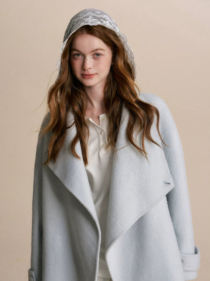 Glacier Blue Robe Coat
