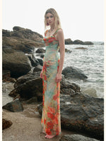 Ruched Mermaid Maxi Dress