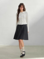 Floral Collar Cardigan & Shorts Set