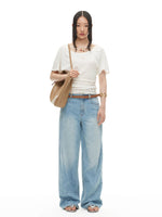 Beaded Draped Tee