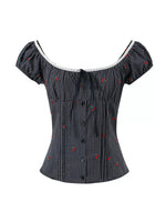 Vintage Bow Tie Blouse
