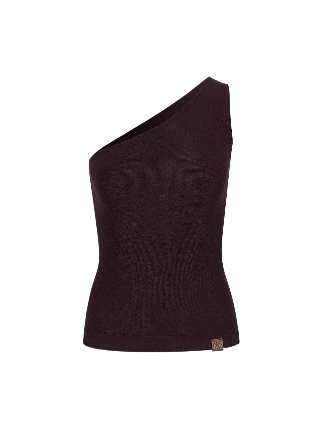 Asymmetrical Knit Tank Top