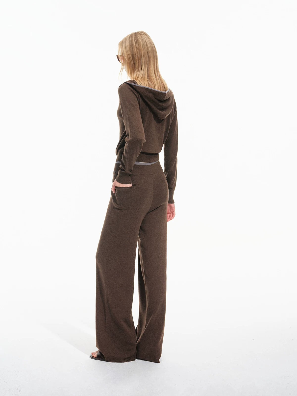 Contrast Three Piece Layered Set