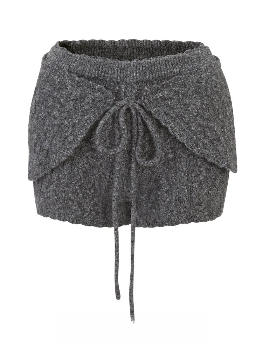 Little Deer Wool Cloud Knit Sweater &amp; Skirt/Shorts Set