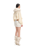 Colmar Fox Fur Oversized Cardigan