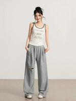 Contrast Letter Tank Top