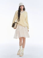 Ballet Tencel Pleated A-Line Skirt