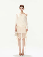 Sheer Batwing Top