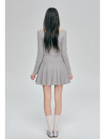 Square Neck A-Line Dress