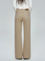 Straight Leg Denim Pants