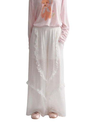 Lace Wide Leg Pants