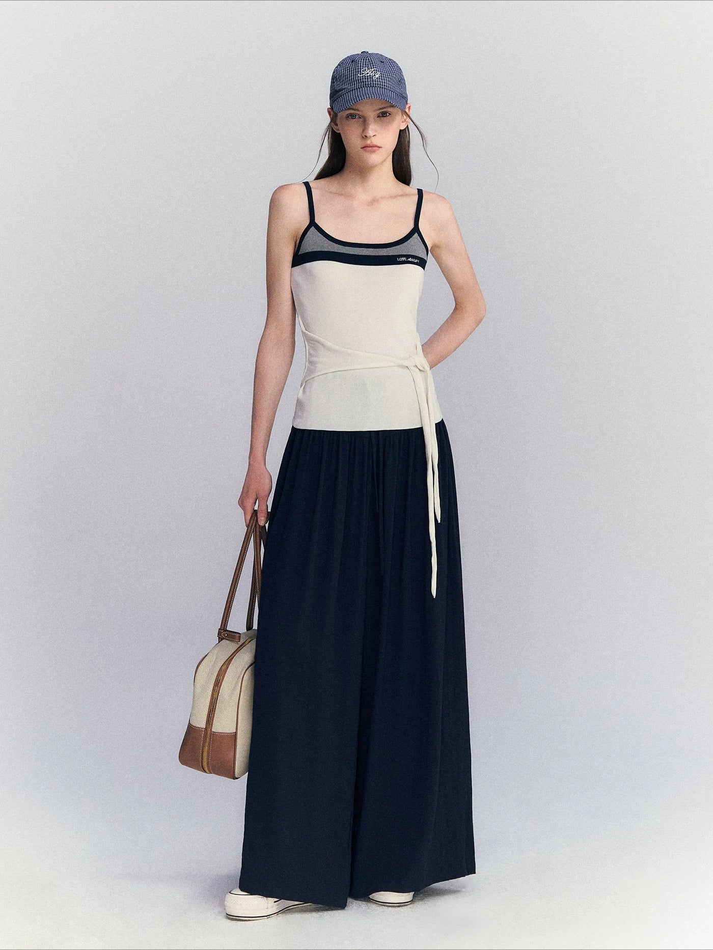 Contrast Strap Tank Top