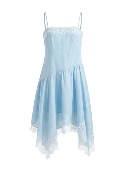 Lace Hem Slip Dress