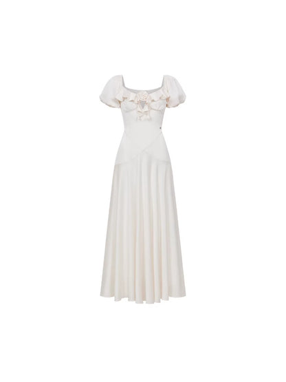 Florette Gradient Square Neck Dress