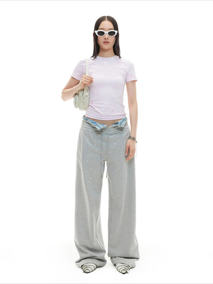 Pony Print Knit Tee