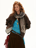 Layered Cross Tie Long Sleeve Top