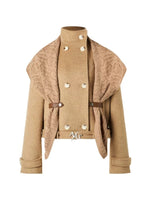 Windsor Wool Cape Knit Jacket