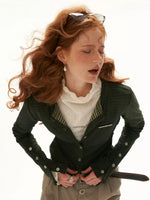 Textured Jacquard Knit Cardigan