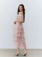 Goddess Layered Chiffon Dress