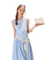Polka Tie Midi Dress