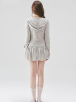 Lyocell Hooded & Skirt Set
