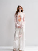 Lace Wide Leg Pants