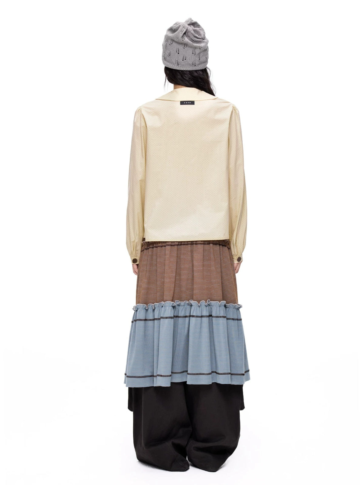 Polka Dot Doll Collar Shirt