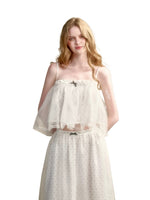 Pearl Organza Polka Dot Set