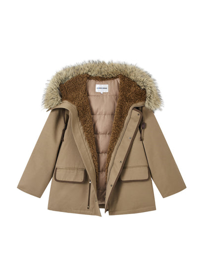 Hooded Utility Down Parka