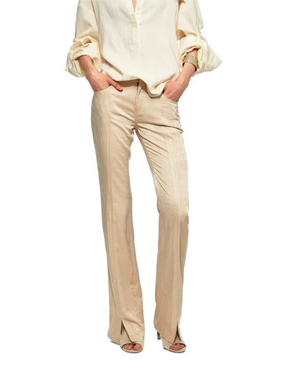 Satin Flare Pants
