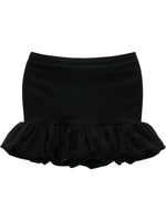 Ruched Tulip Bodycon Mini Skirt
