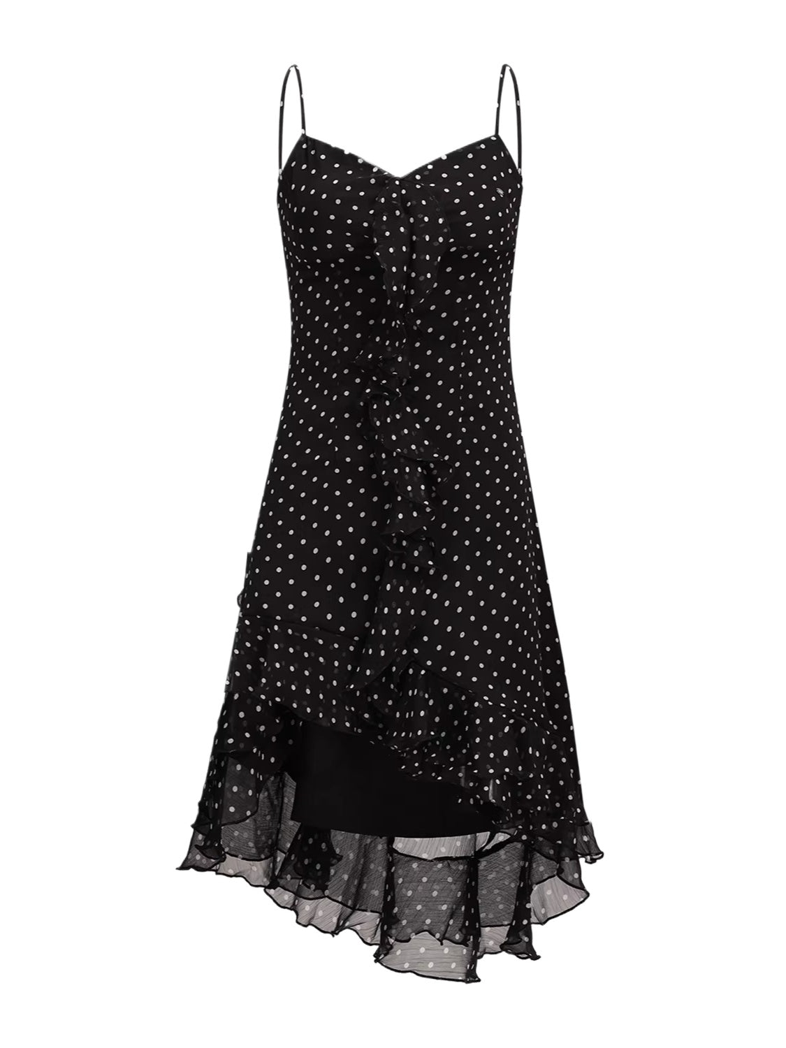 Polka Dot Ruffle Dress