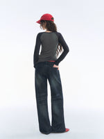 Rhinestone Raglan Top