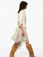 Printed Chiffon Skirt