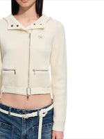 Garde Hooded Knit Cardigan