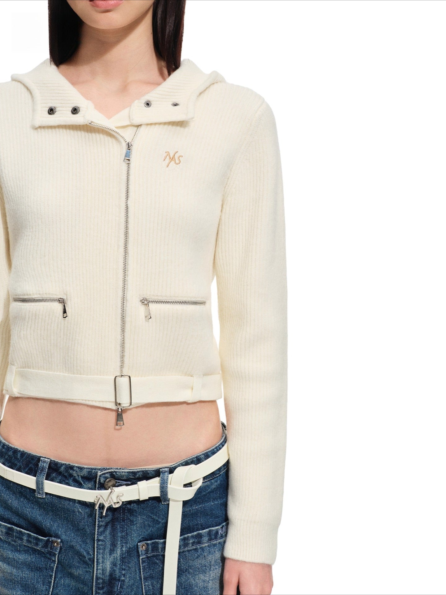 Garde Hooded Knit Cardigan