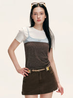 Striped Layered Tank Tee