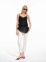 Lyocell Satin Lace Cami Top