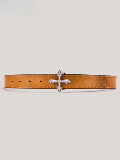 Compass Handcraft Leather Belt
