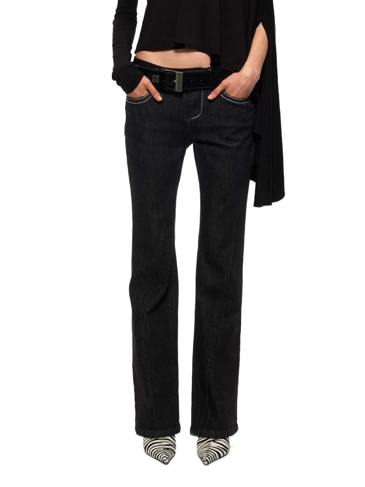 Geometric Straight Pants