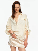 Silk Skort Shorts