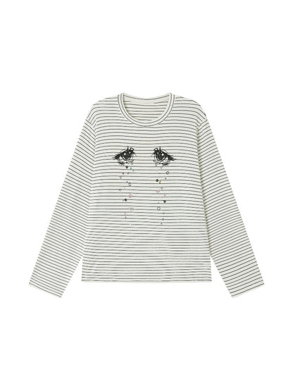 Diamond Tears Striped Tee