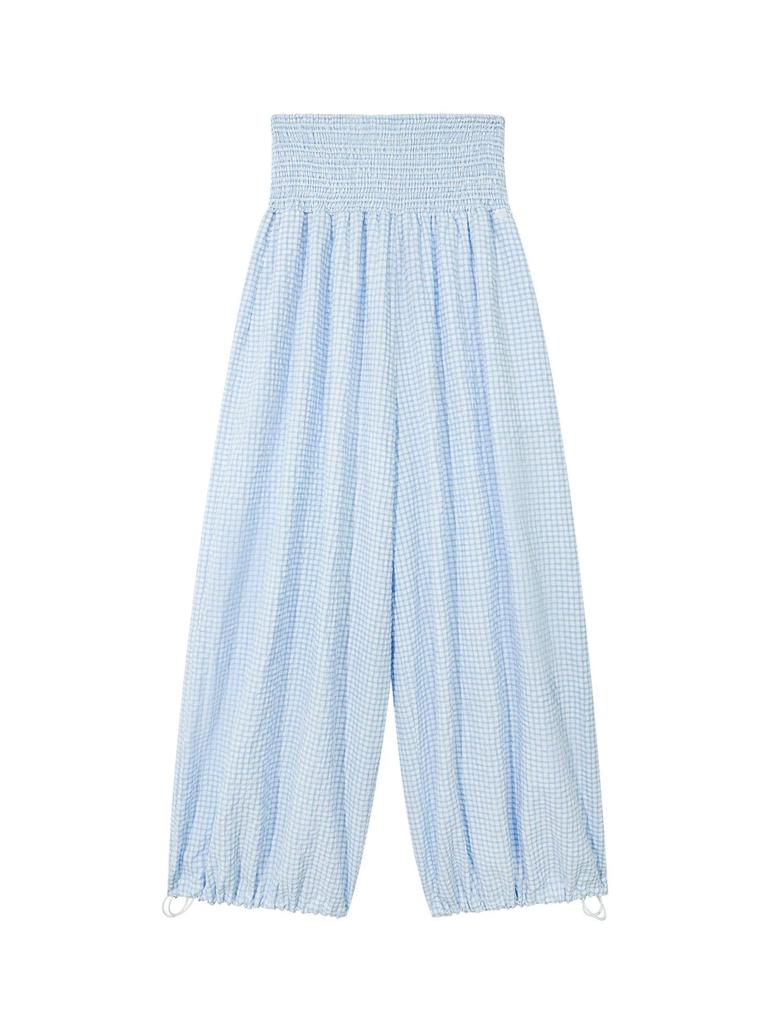 Plaid Lantern Pants