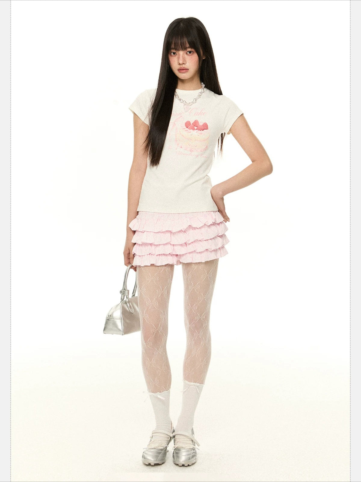 Layered A-Line Skirt Shorts