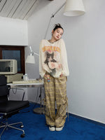 Plaid Hooded Shirt & Skirt & Pants Set