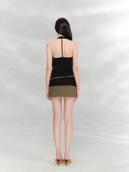 Draped Halter Top
